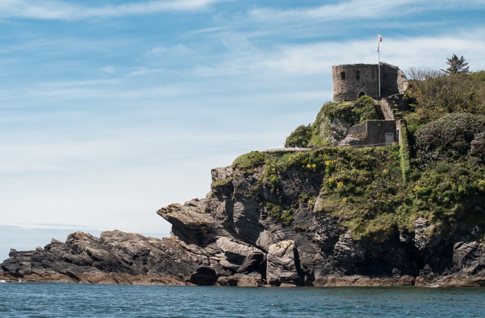 St Catherine's Castle in Fowey - a great day out in Cornwall.