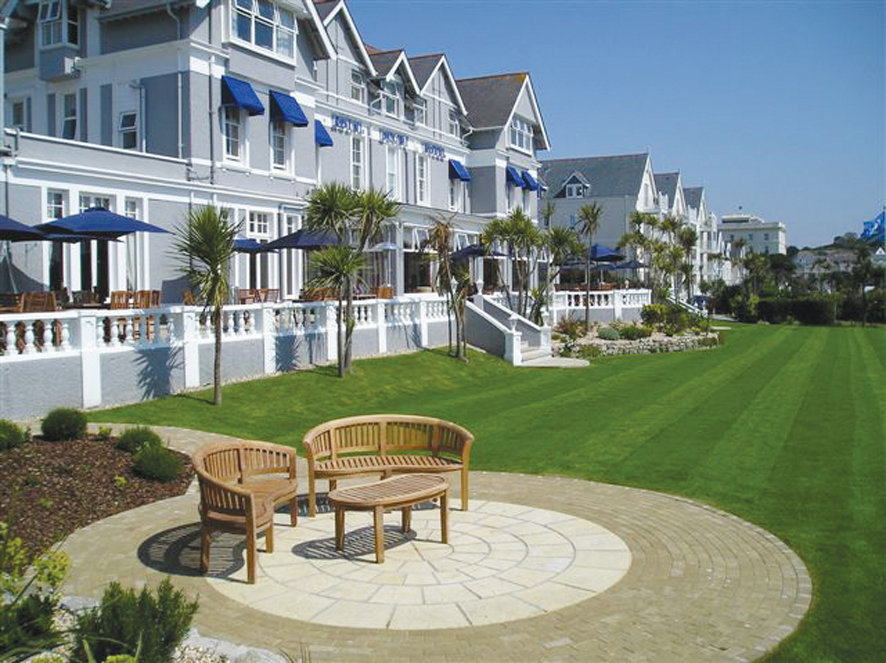 The Royal Duchy Hotel in Cornwall boasts beautiful sea views and fantastic grounds.