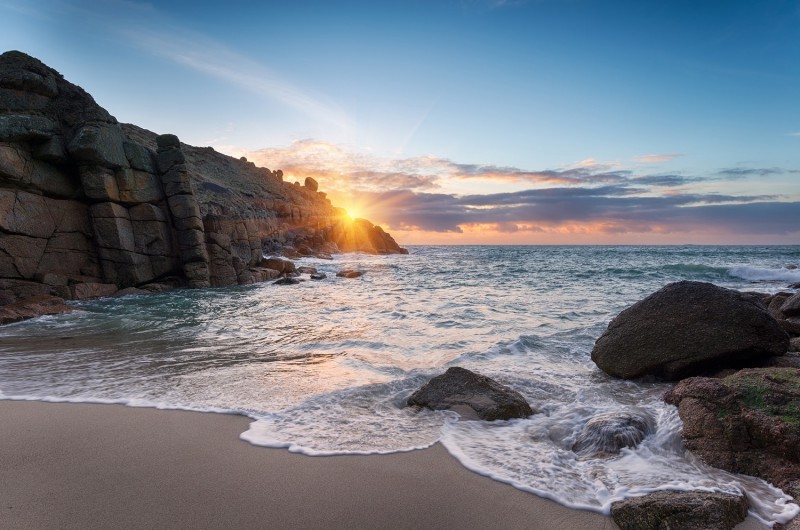 Porthgwarra Cove on the Lands End Peninsula  resize