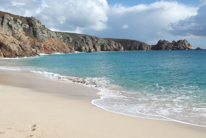 Beaches in Cornwall - Porthcurno