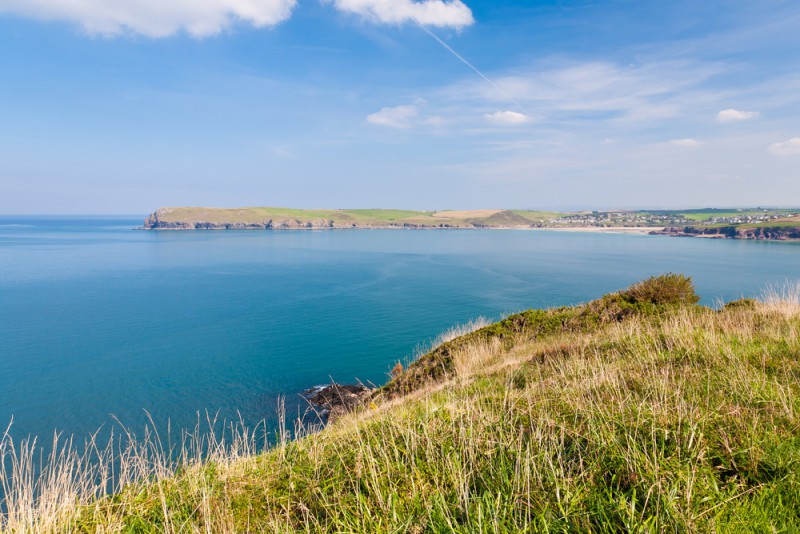 View from Stepper Point towards Pentire Head and Polzeath