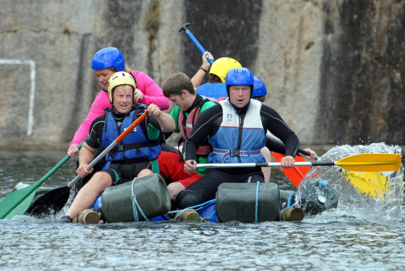 Raft building challenge