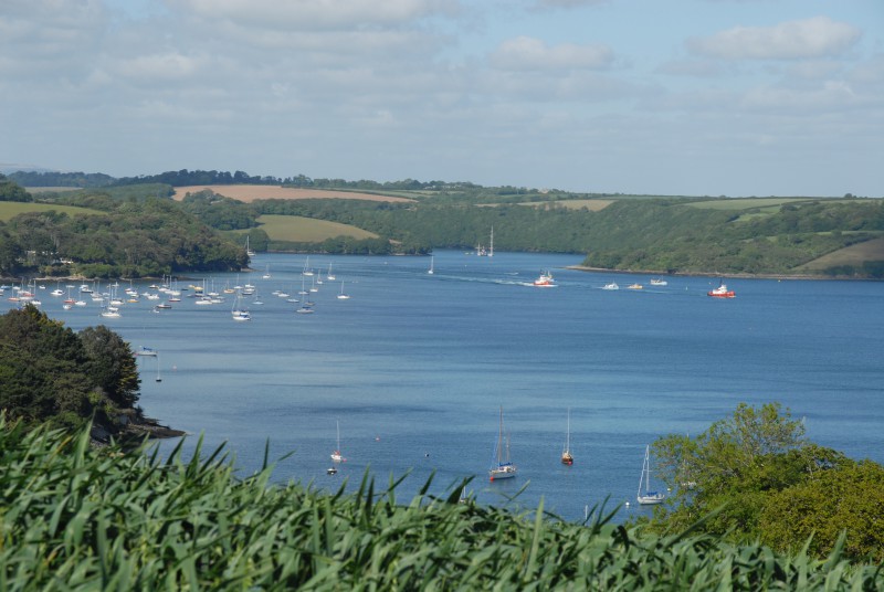 Restronguet Barton - View of Fal Estuary Carrick Roads - We are Cornwall - Places to Stay