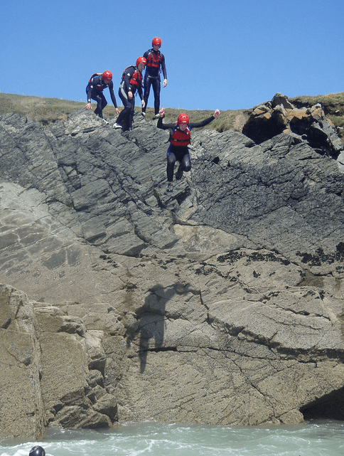 Things to do in Cornwall - coasteering