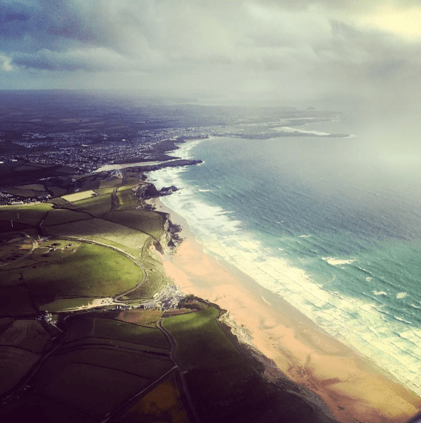 Cornwall from above